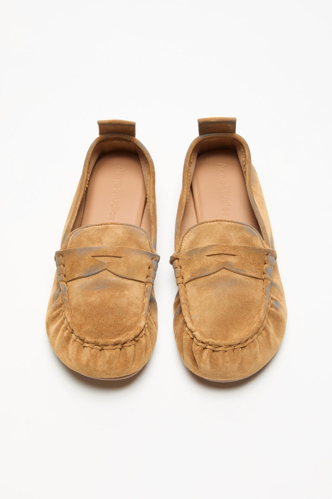 Suede loafer, Beige/blue, 2000x