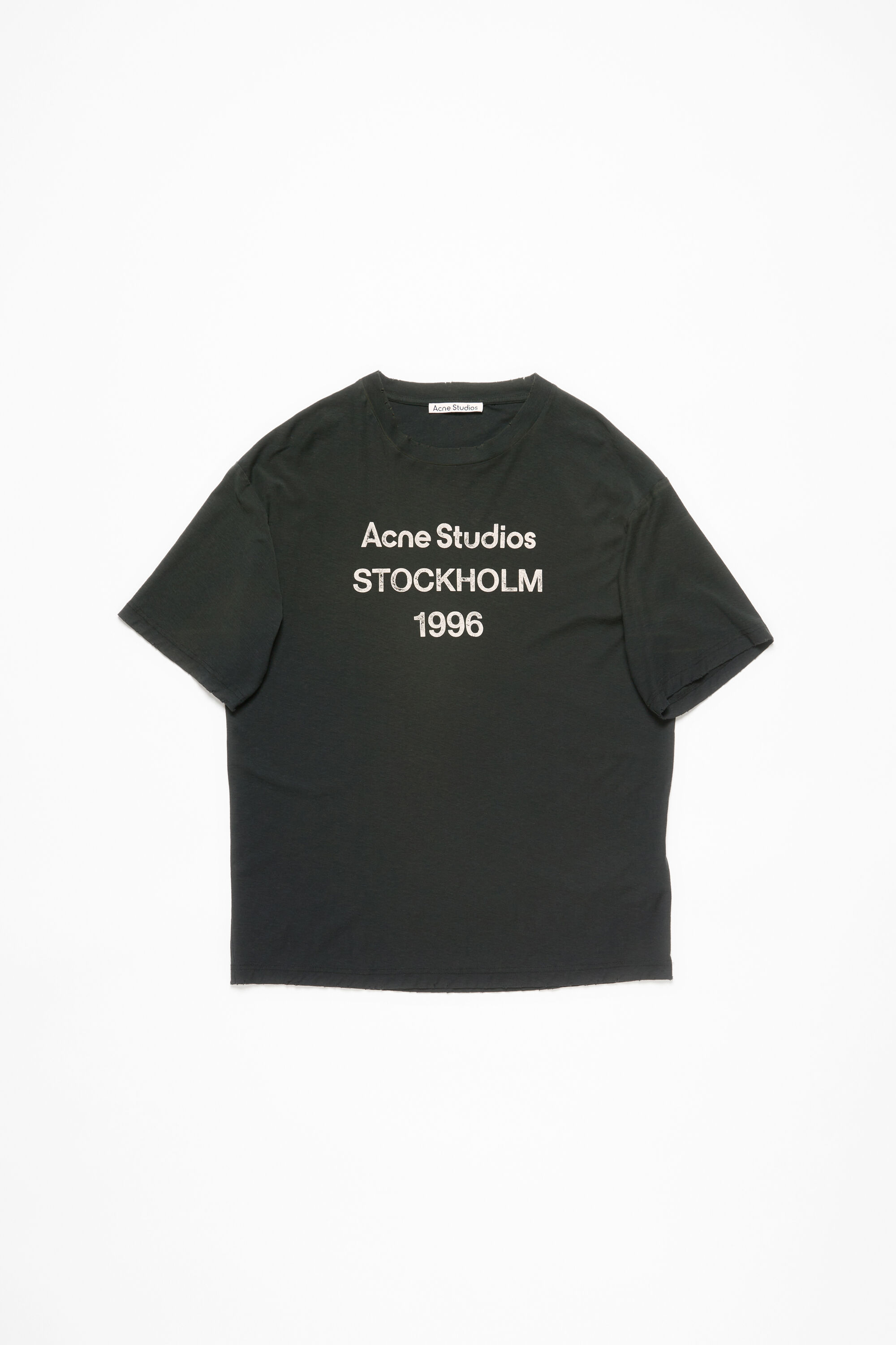 acne studious ロゴ　Tシャツ　S ダークブラック