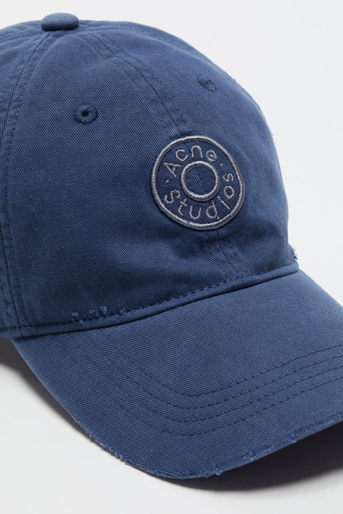 Distressed logo cap, Dark navy, 2000x