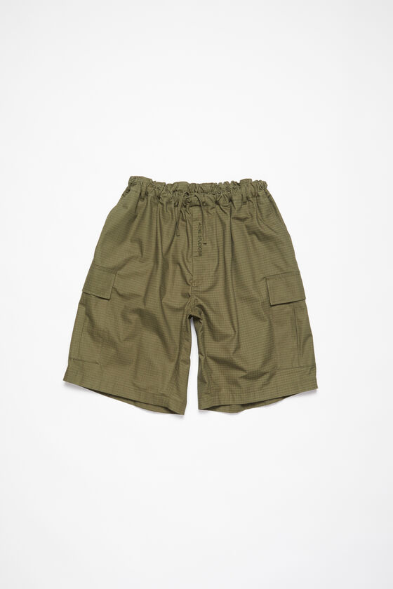Acne Studios - Ripstop shorts - Olive green