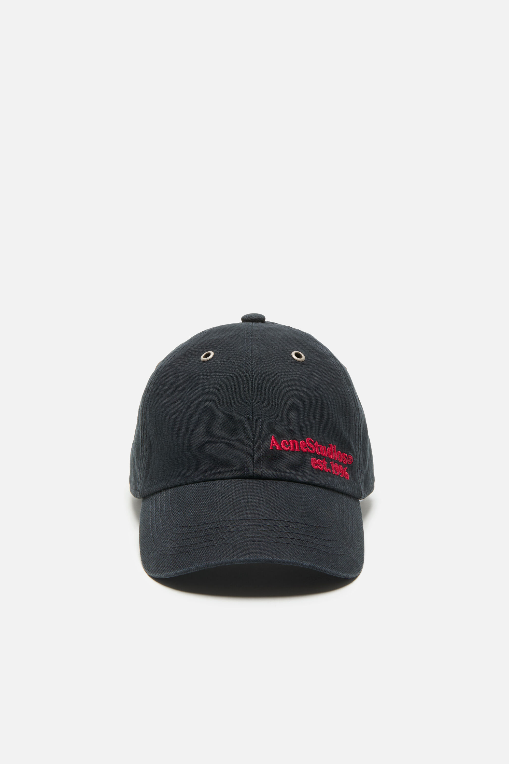 Acne Studios - ワックス加工ロゴキャップ - イブニングブルー