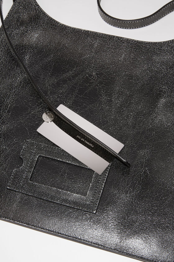 Acne Studios - プラット ショルダーバッグ - ブラック