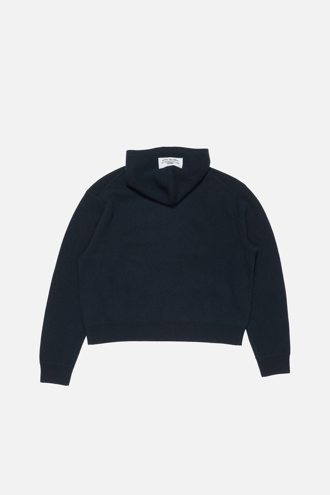 Cashmere hooded sweater, Ink blue, 2000x