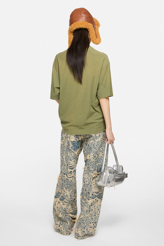 Logo t-shirt - Relaxed fit, Olive green, 2000x