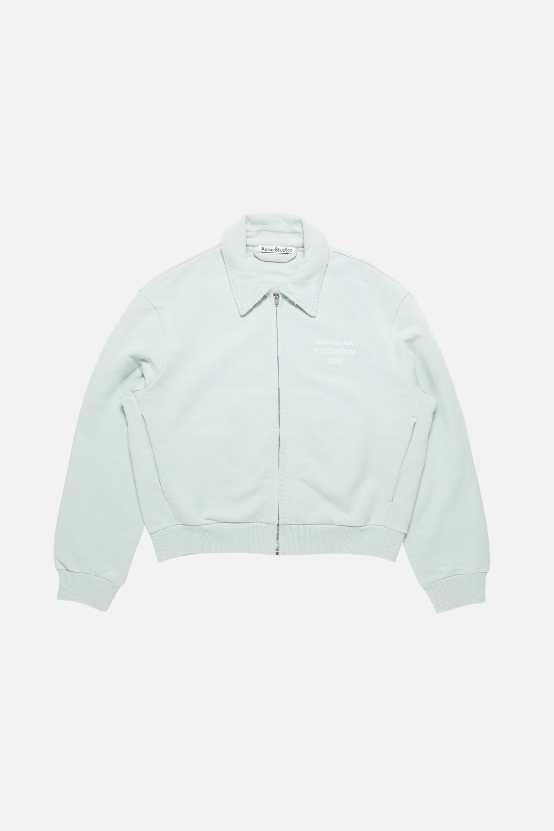 Cardigan with collar, Pale mint, 2000x