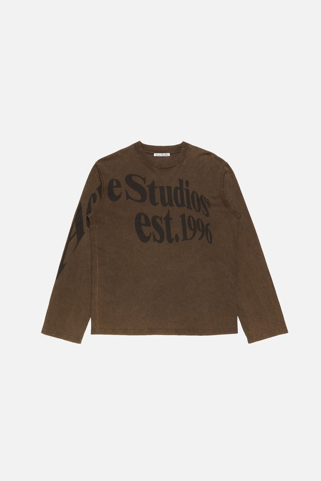 Projection logo t-shirt, Almond brown, 2000x
