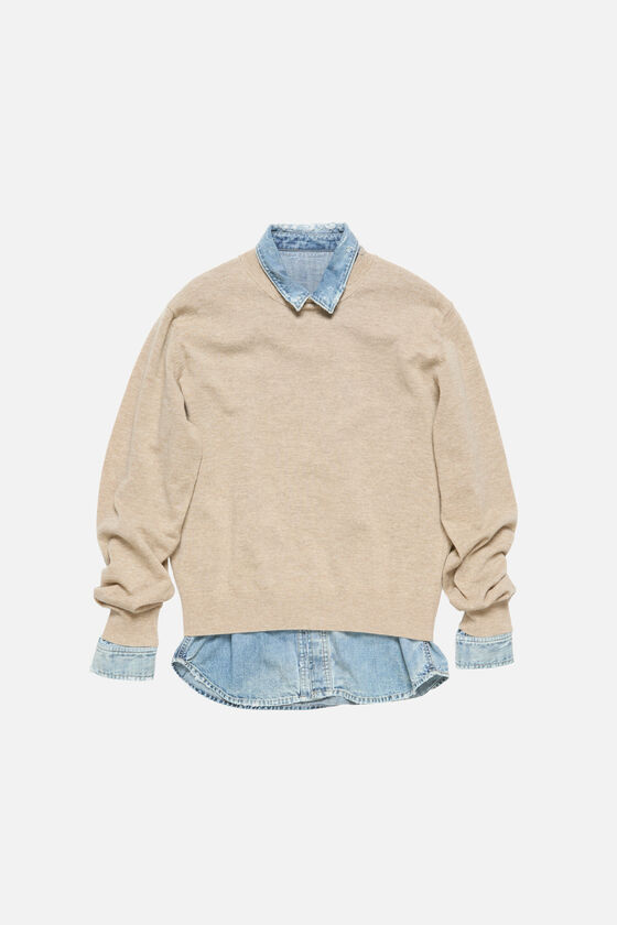 RW-WN-KNIT000012, 米色