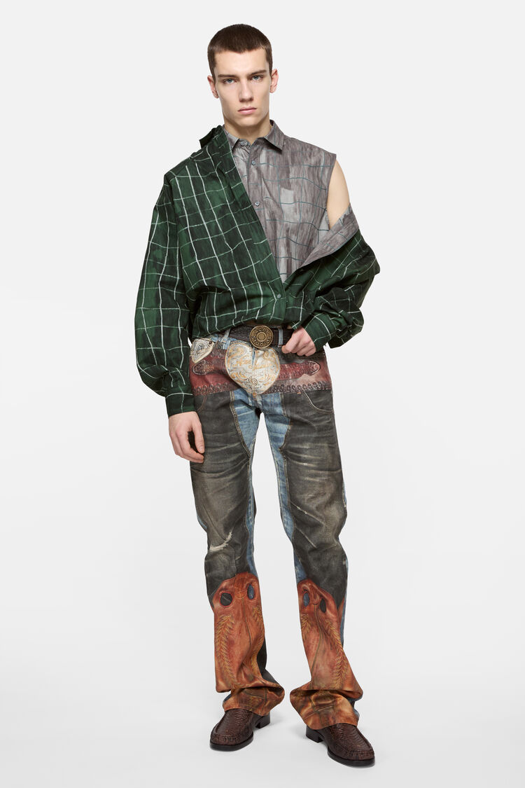 FN-MN-SHIR000885, Green/grey