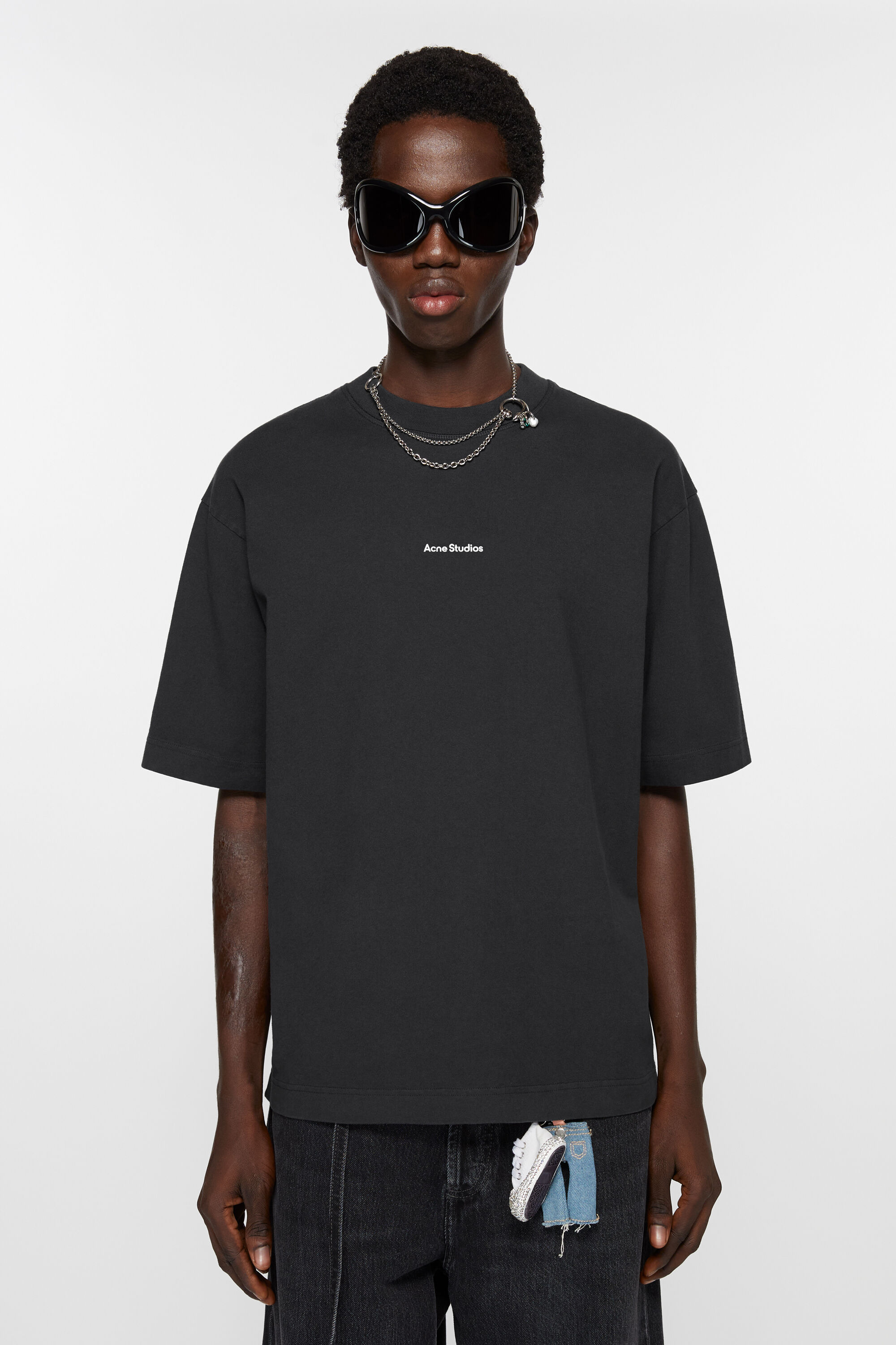 Acne Studios - ロゴTシャツ - ブラック