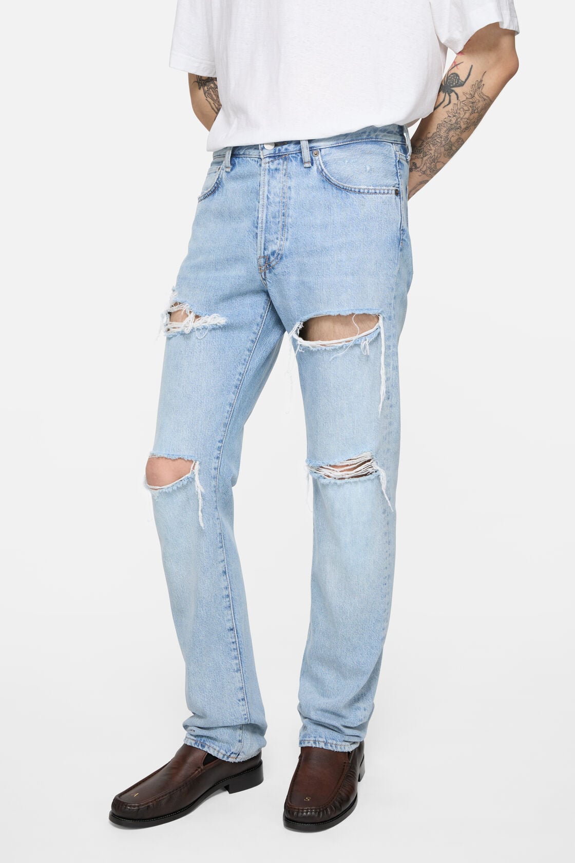 Distressed jeans - 1996M, Light blue, 2000x