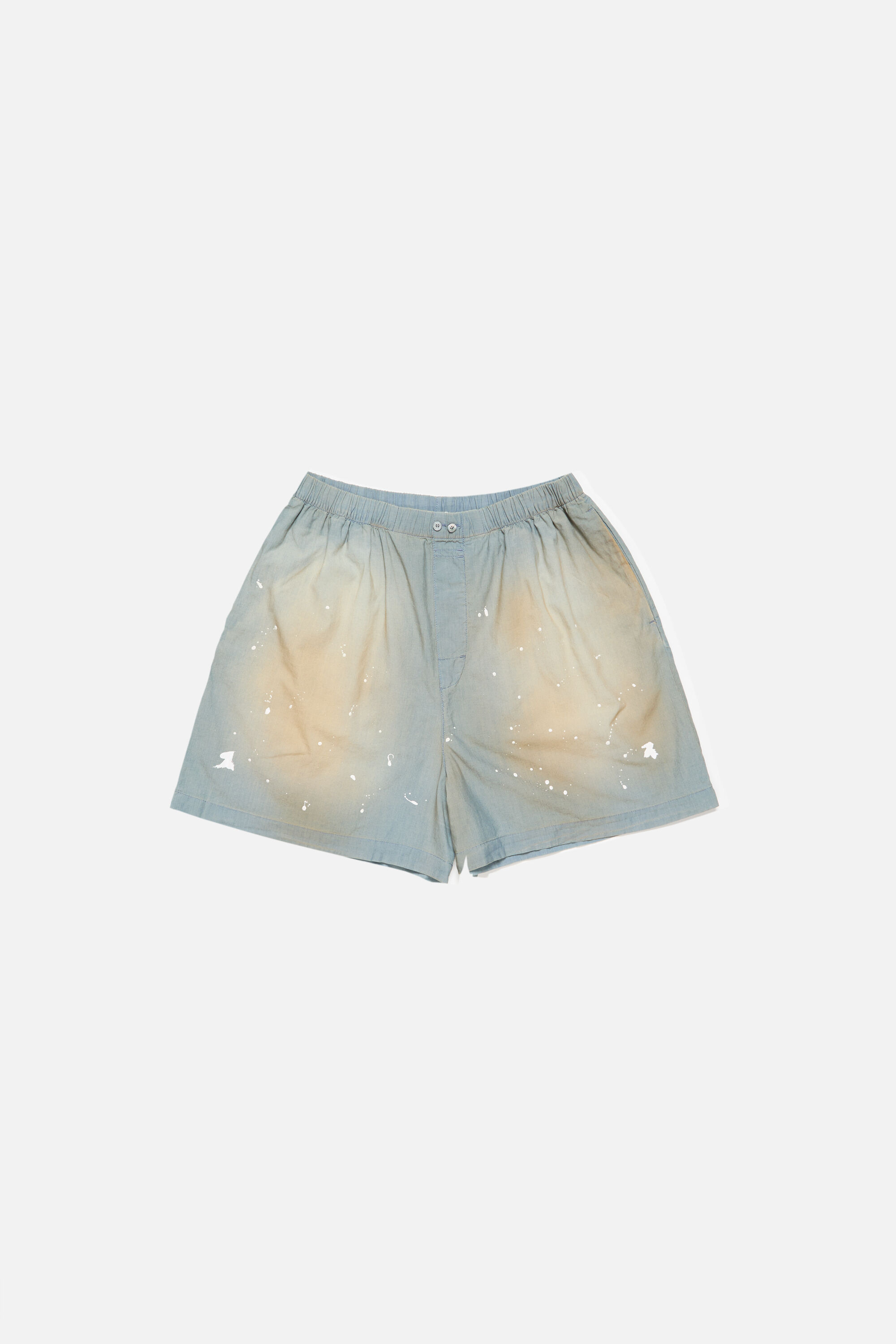 Acne Studios - ショートパンツ ロゴスタンプ - ライトブルー