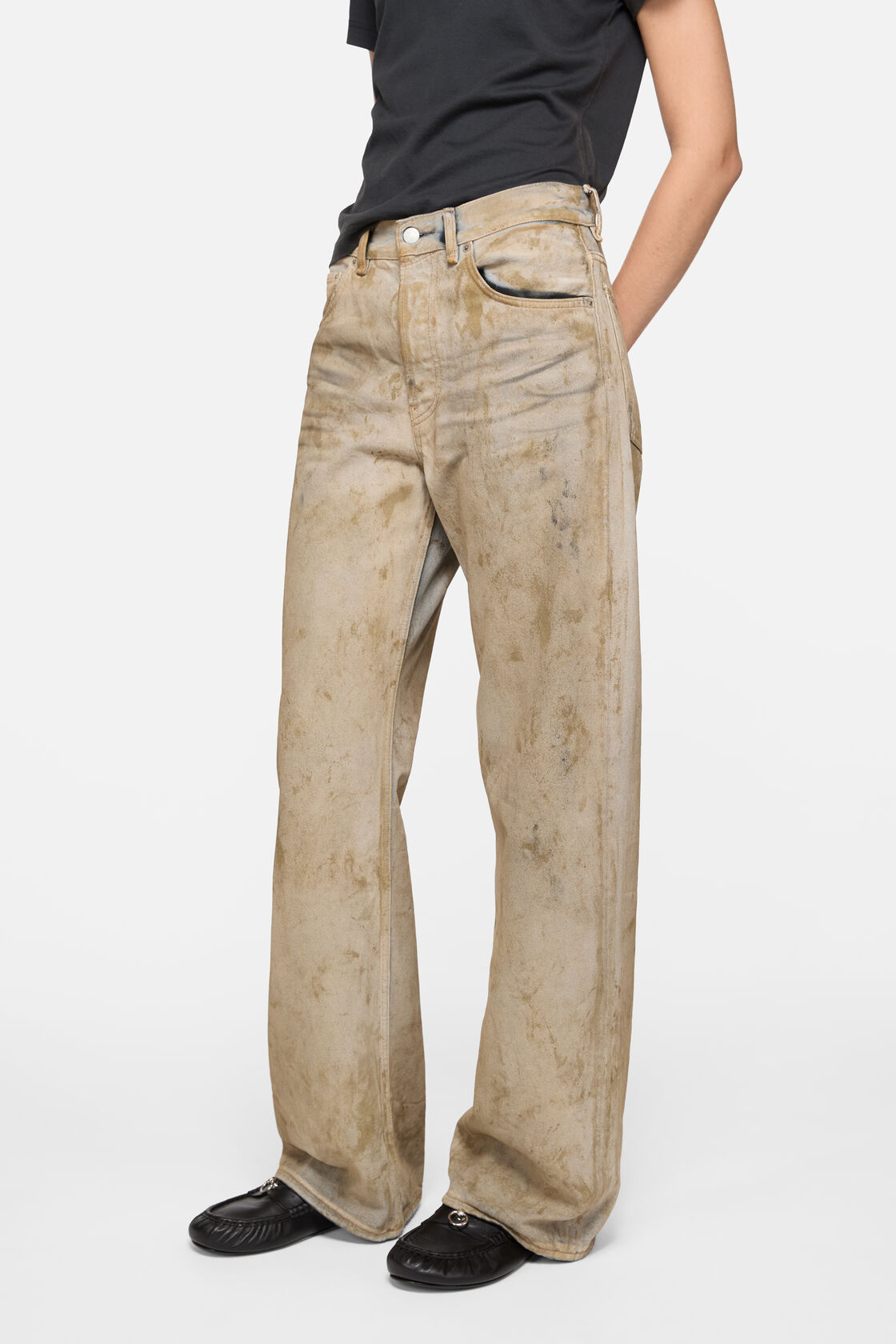 Regular fit jeans - 2021F, Sand beige, 2000x