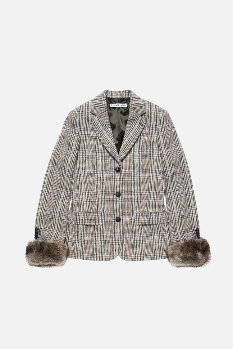 RW-WN-SUIT000064, Brown/blue