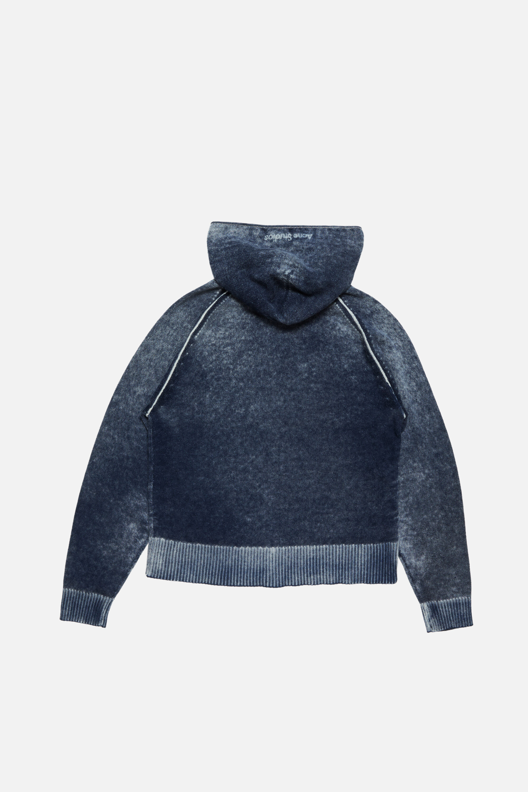 Acne Studios - Hooded zipper sweater - Navy blue