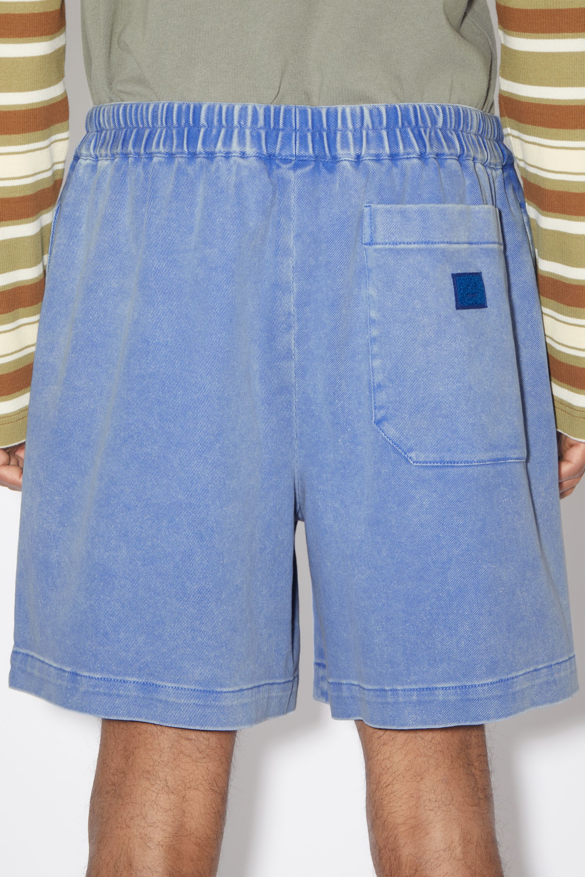 Acne Studios - コットンショートパンツ - エレクトリックブルー