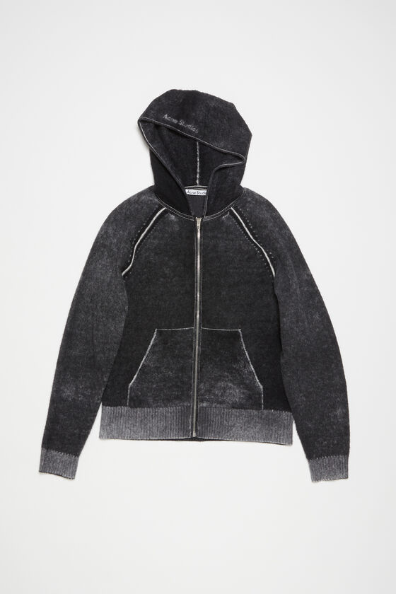 Acne Studios - Hooded zipper sweater - Black