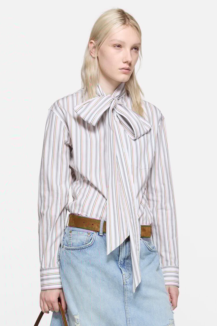 FN-WN-BLOU001262, Orange/grey