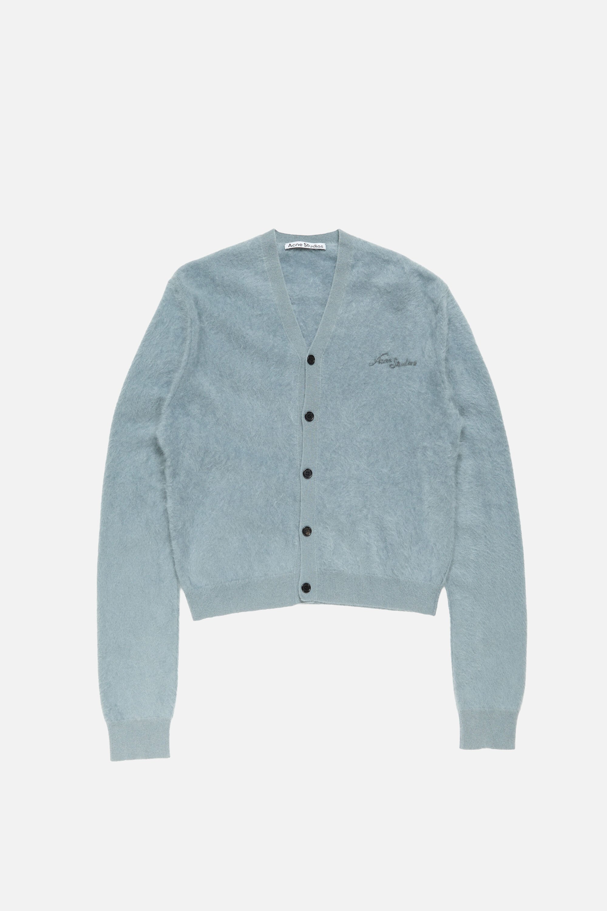 acne studios ウールカシミヤカーディガン Acne Studios - カシミヤカーディガン - ストームグレー