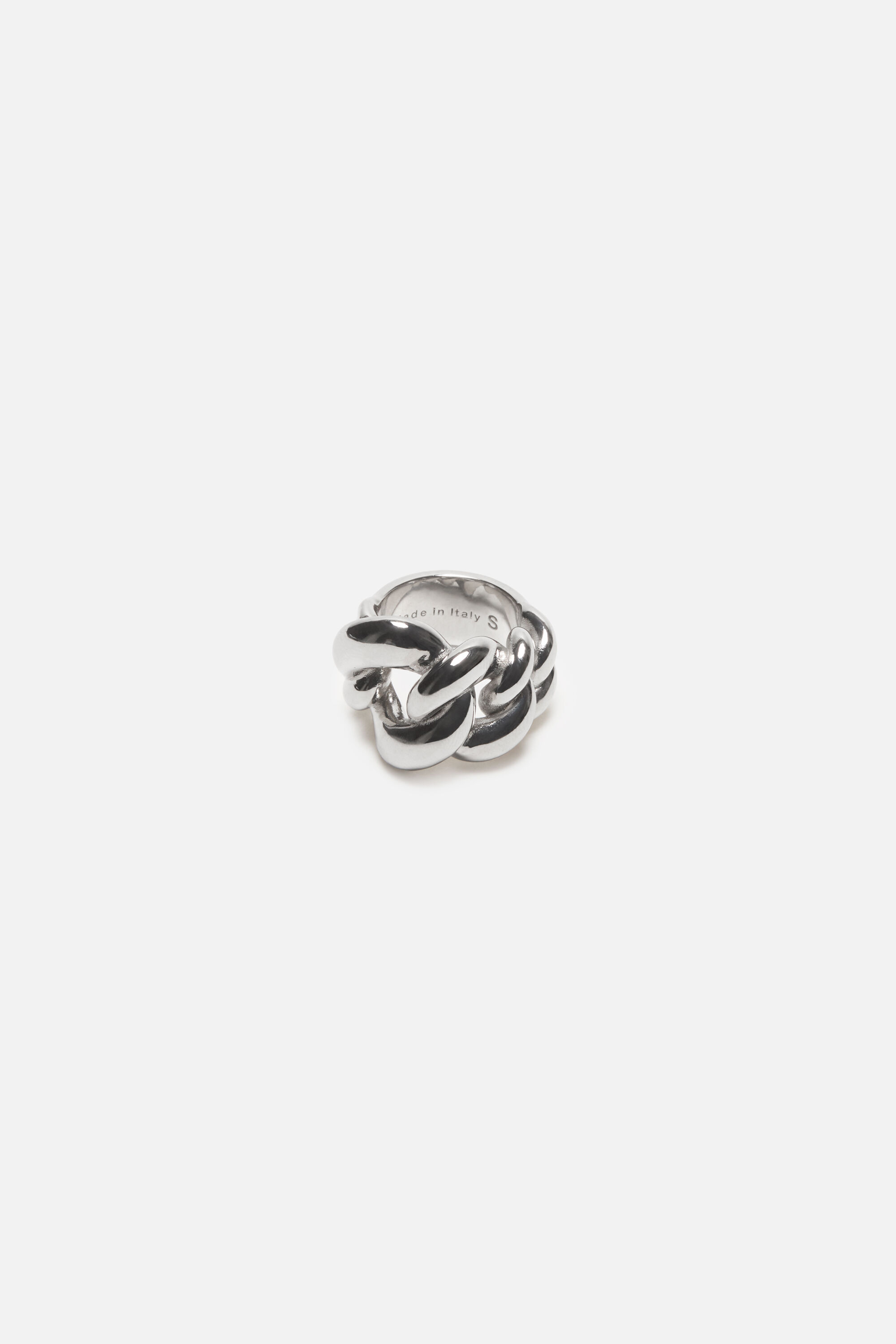Acne Studios - チャンキーチェーンリング - セミマットゴールド
