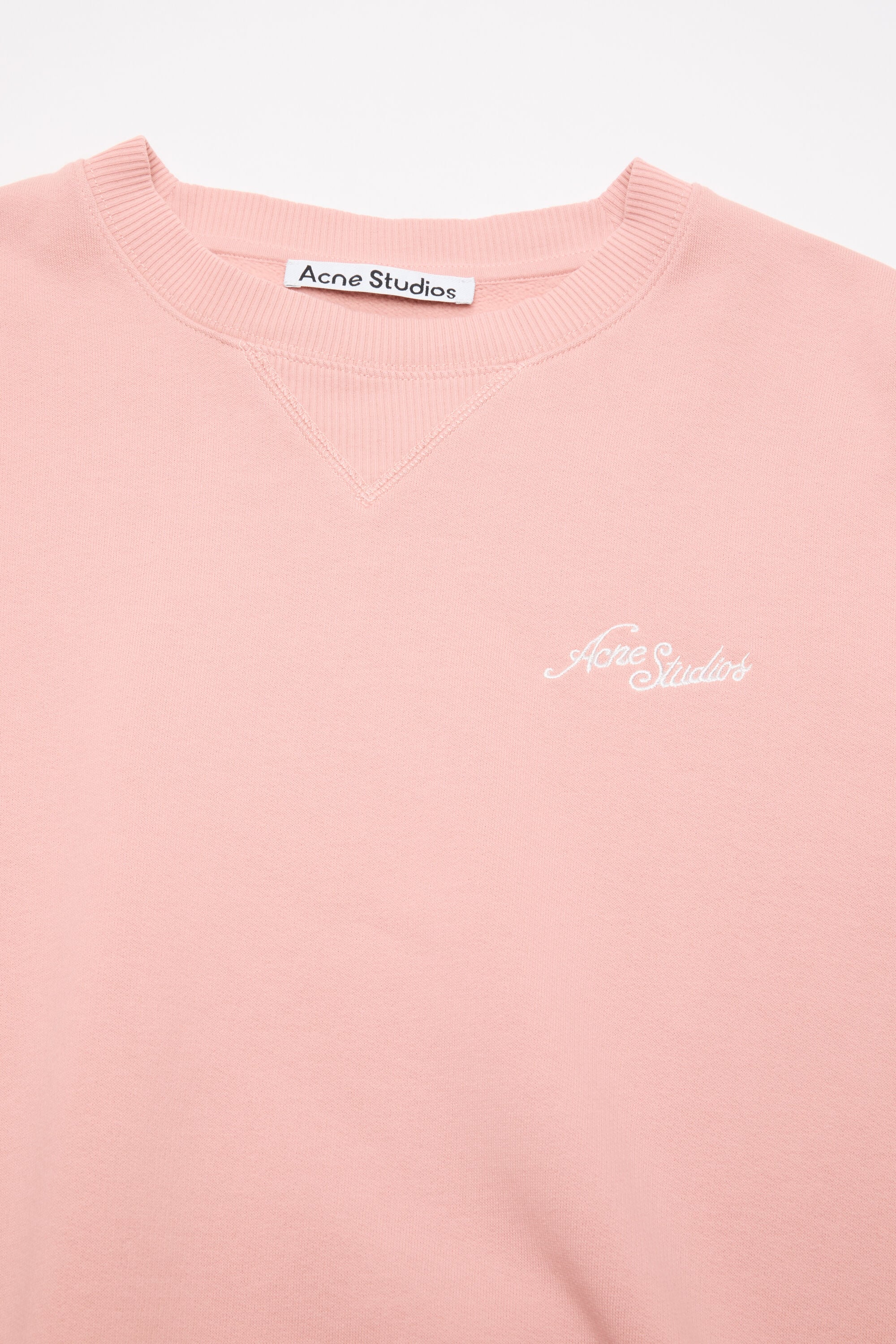 Acne Studios - Fleece sweatshirt with logo - Faded pink