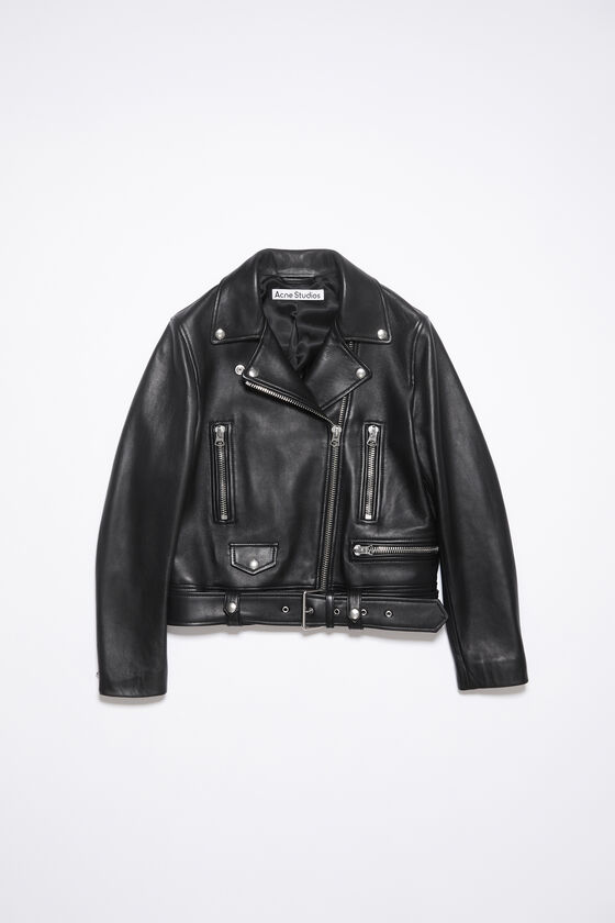 Acne Studios - Leather biker jacket - Black