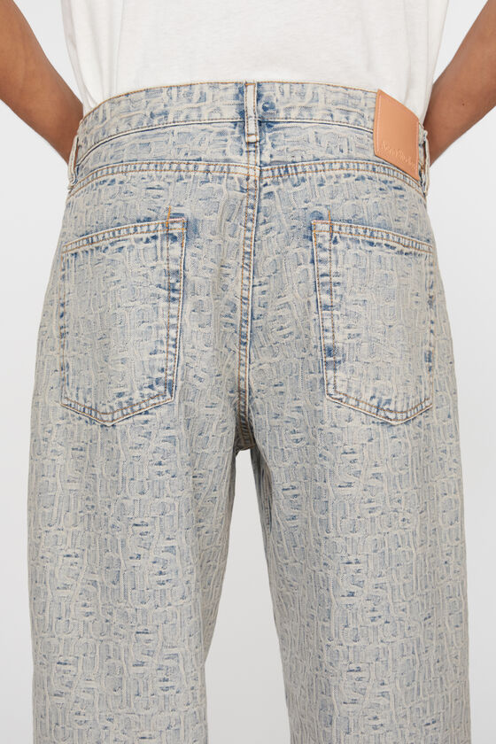 Acne Studios - ルーズフィットジーンズ - 1981M - ブルー/ベージュ 