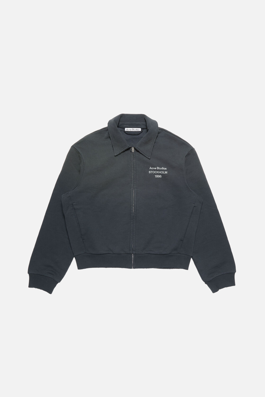 Cardigan with collar, Faded black, 2000x