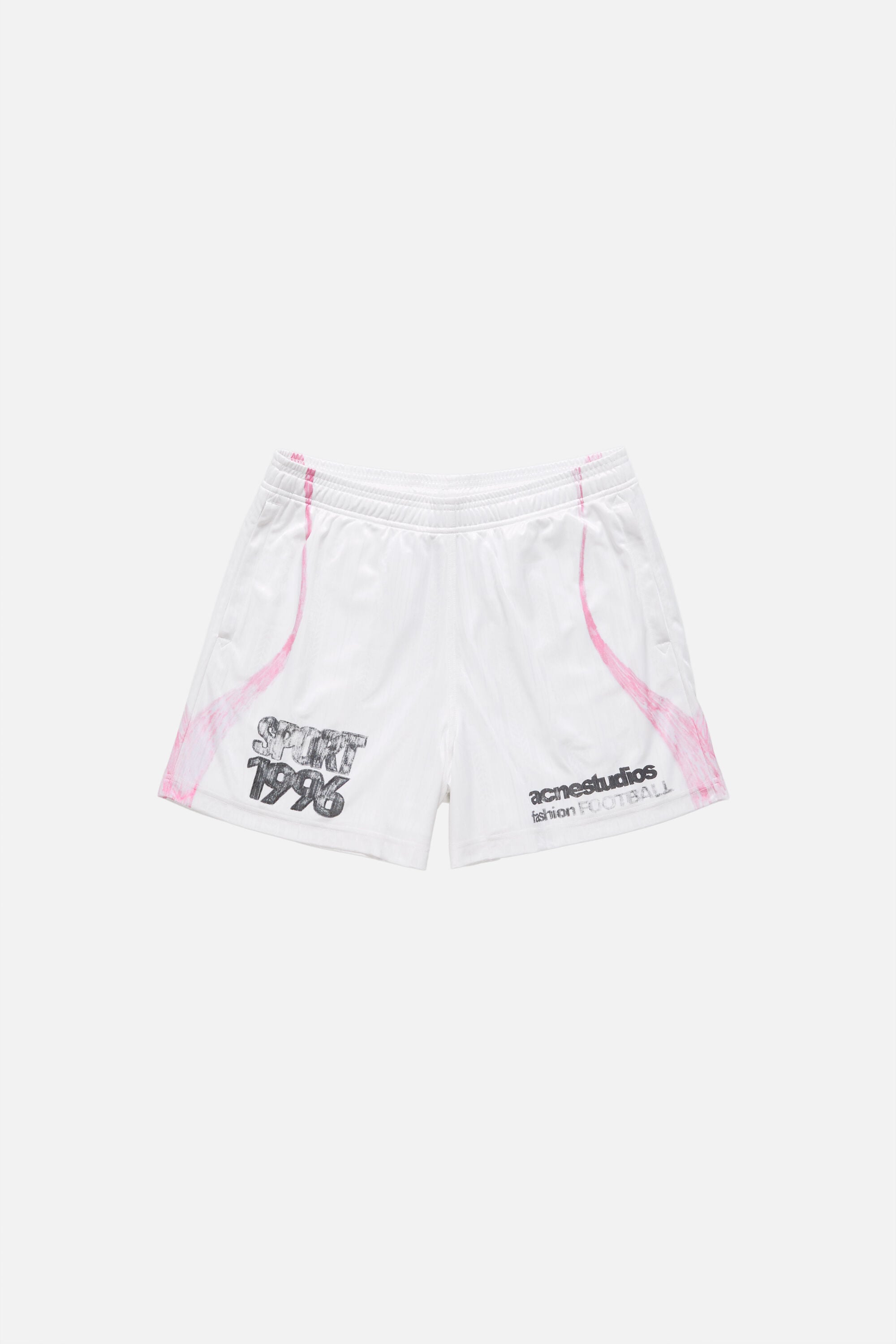 Acne Studios - カジュアルグラフィックショートパンツ - ホワイト