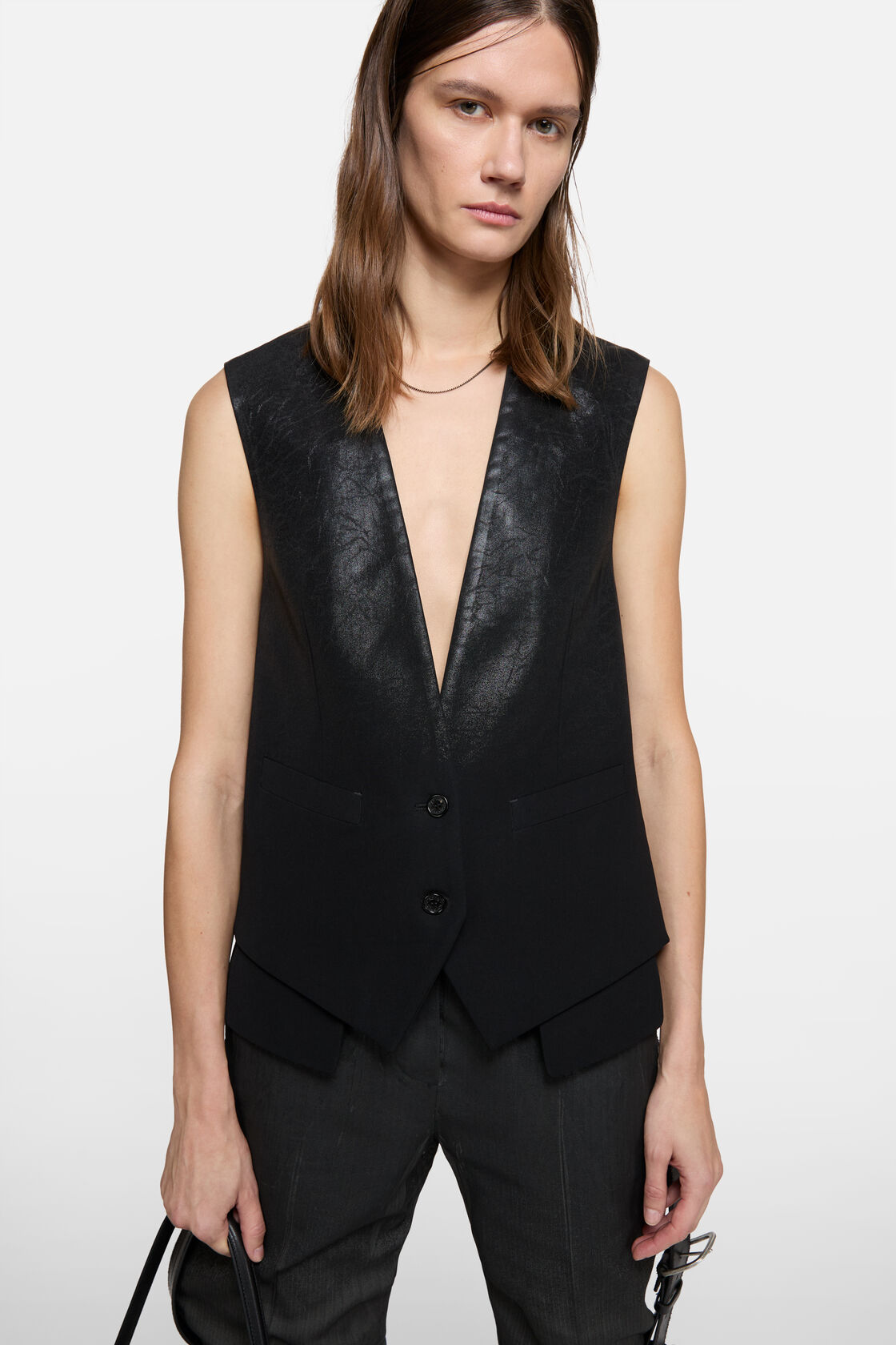 Degrad&eacute; vest, Black, 2000x