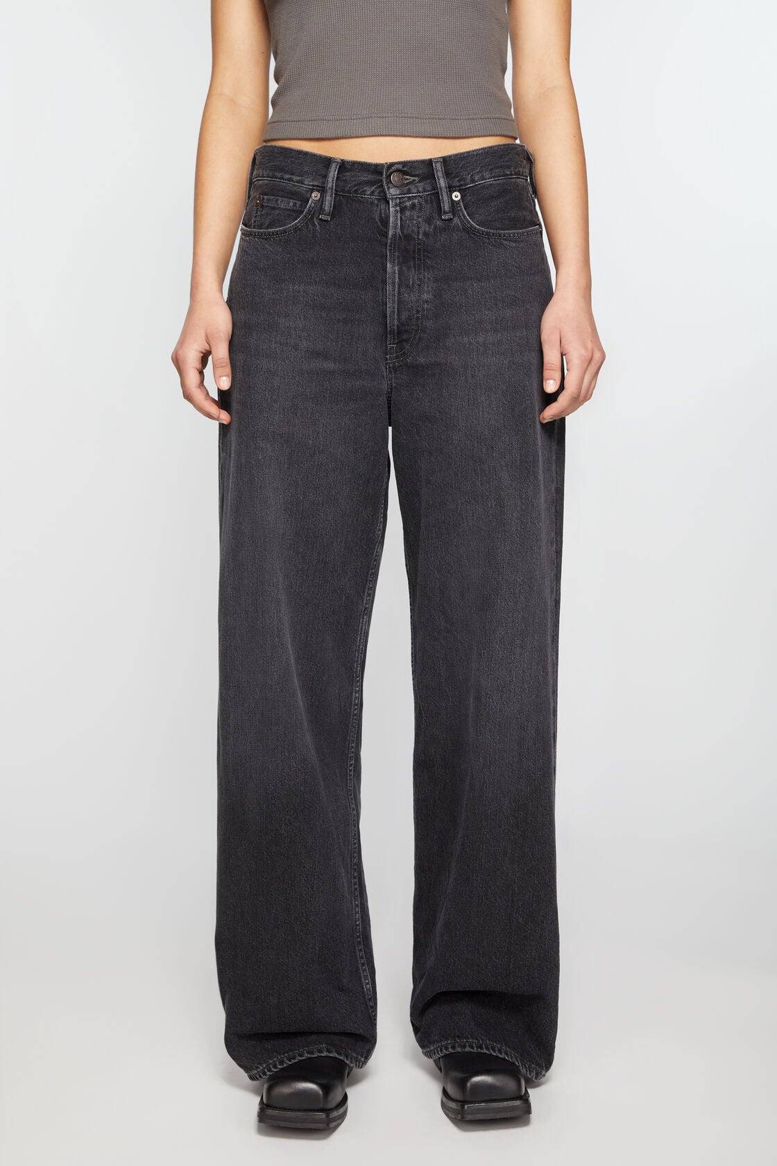 Loose fit jeans - 1981F, Black, 2000x