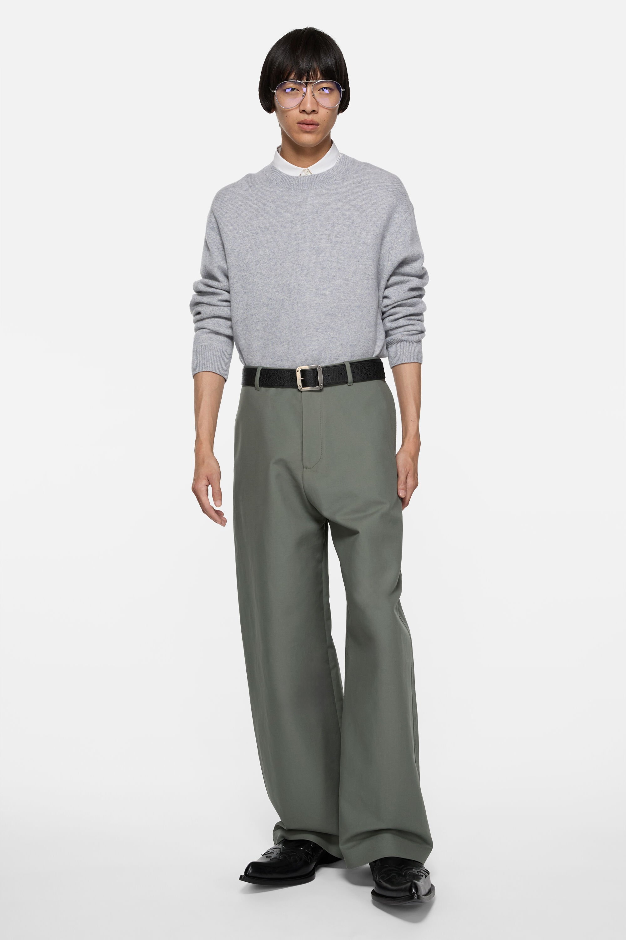 Acne Studios - Cashmere jumper - Cold grey melange