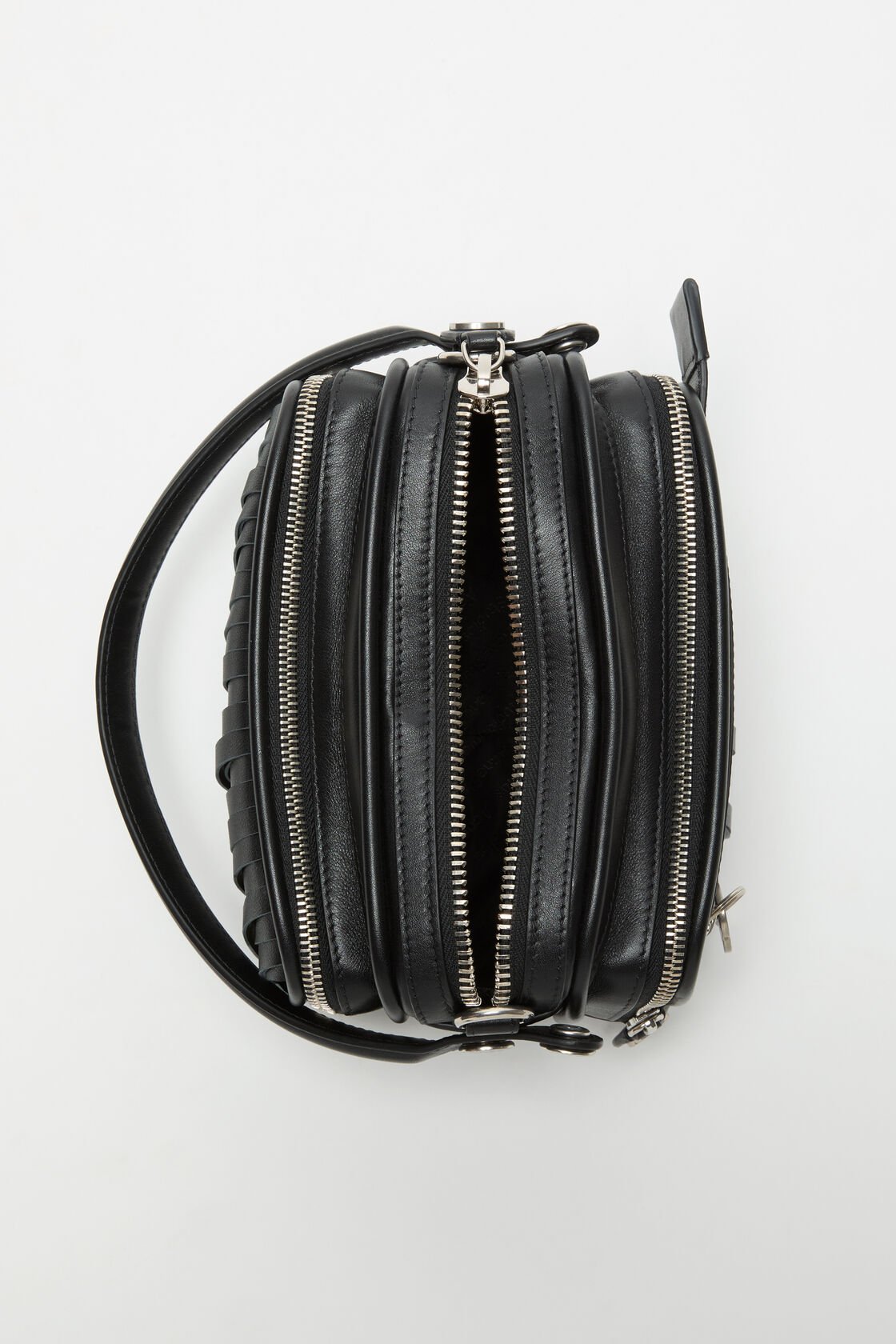 Camero kit fringed crossbody bag, Black, 2000x