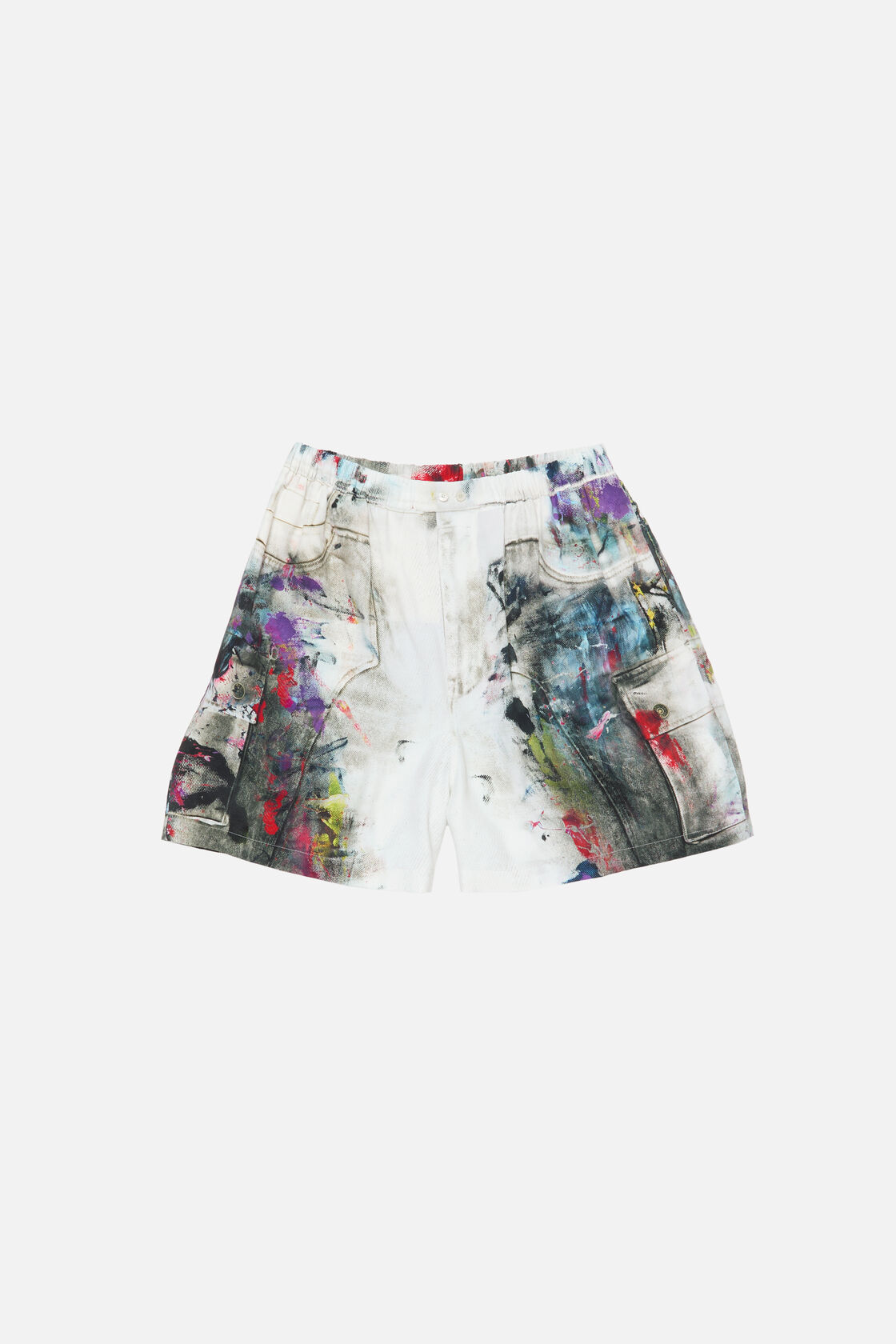 Shorts printed, White Multicolor, 2000x
