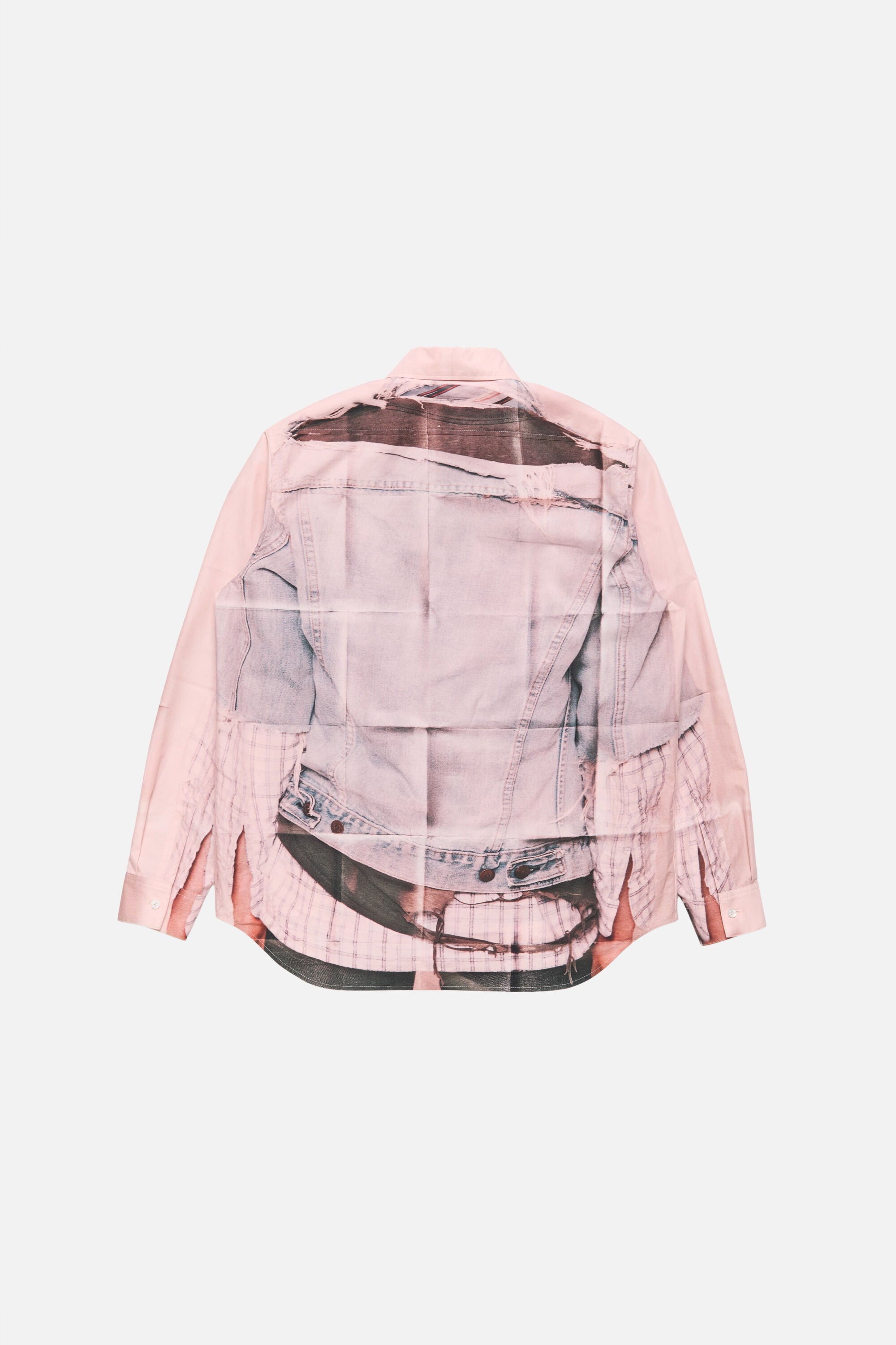 Acne Studios - Printed button-up shirt - Pink