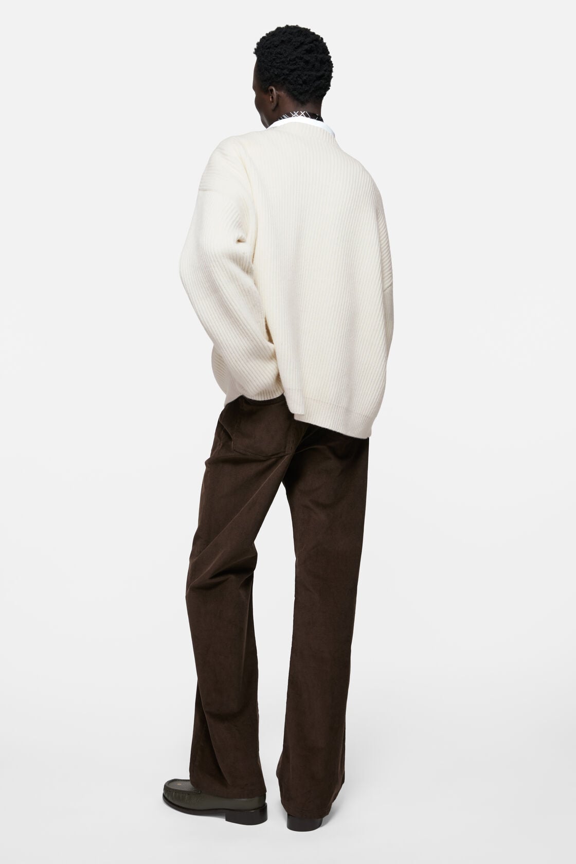 Chunky cashmere sweater, Off white, 2000x