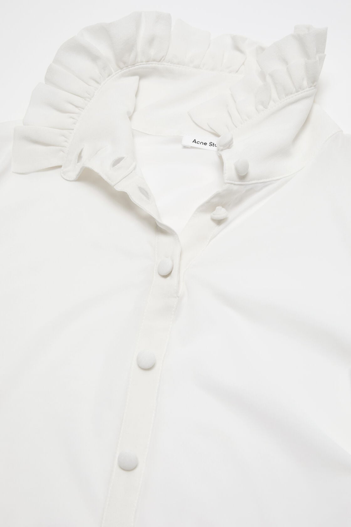 Sheer jersey blouse, White, 2000x