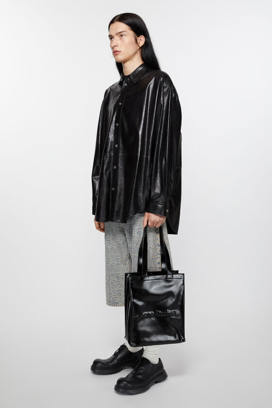 Acne Studios - ロゴ ショルダートートバッグ - ブラック 