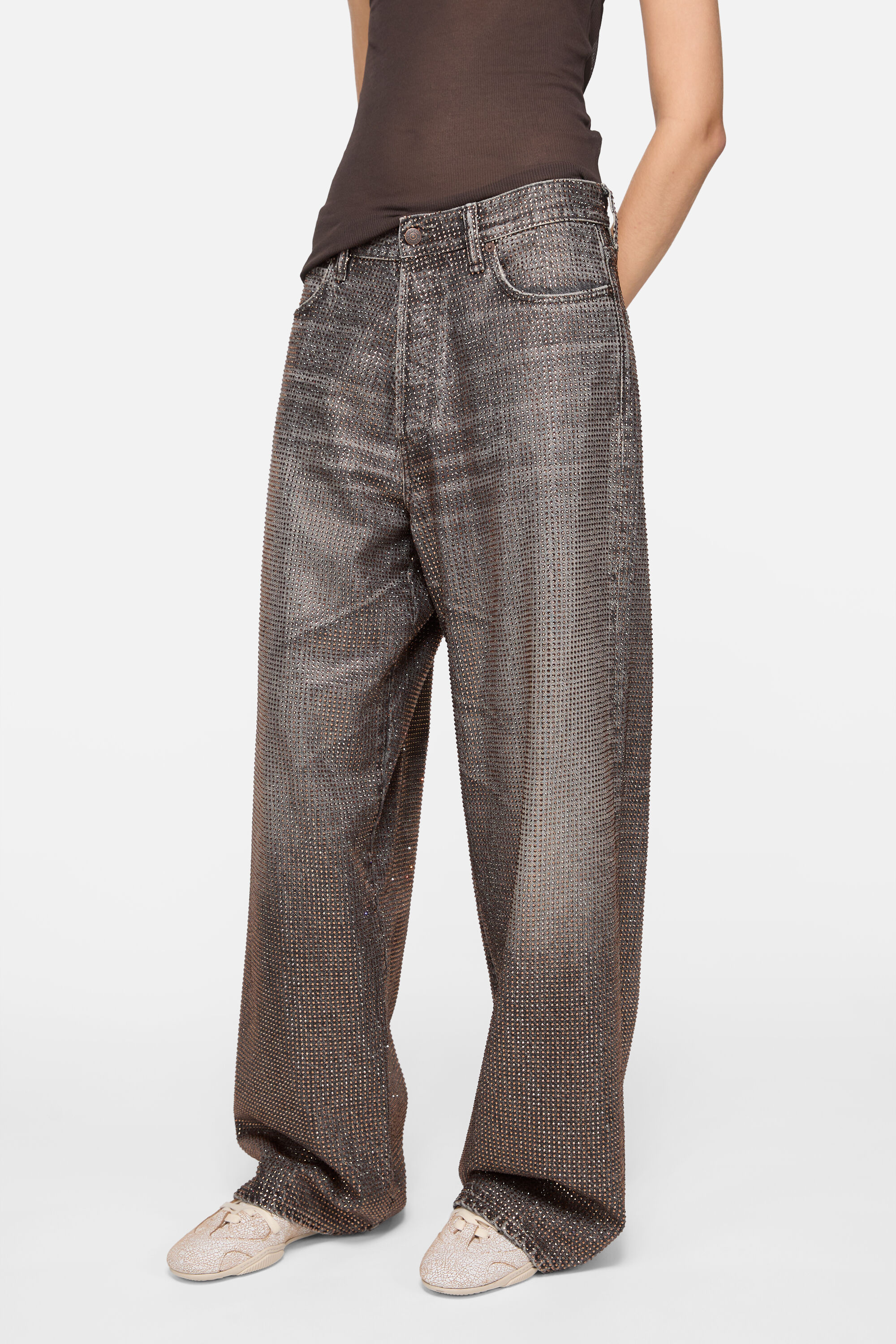 【最終値下げ】acnestudios 1981 ルーズフィットジーンズ Acne Studios - ルーズフィットジーンズ - 1981 - ミッドブルー