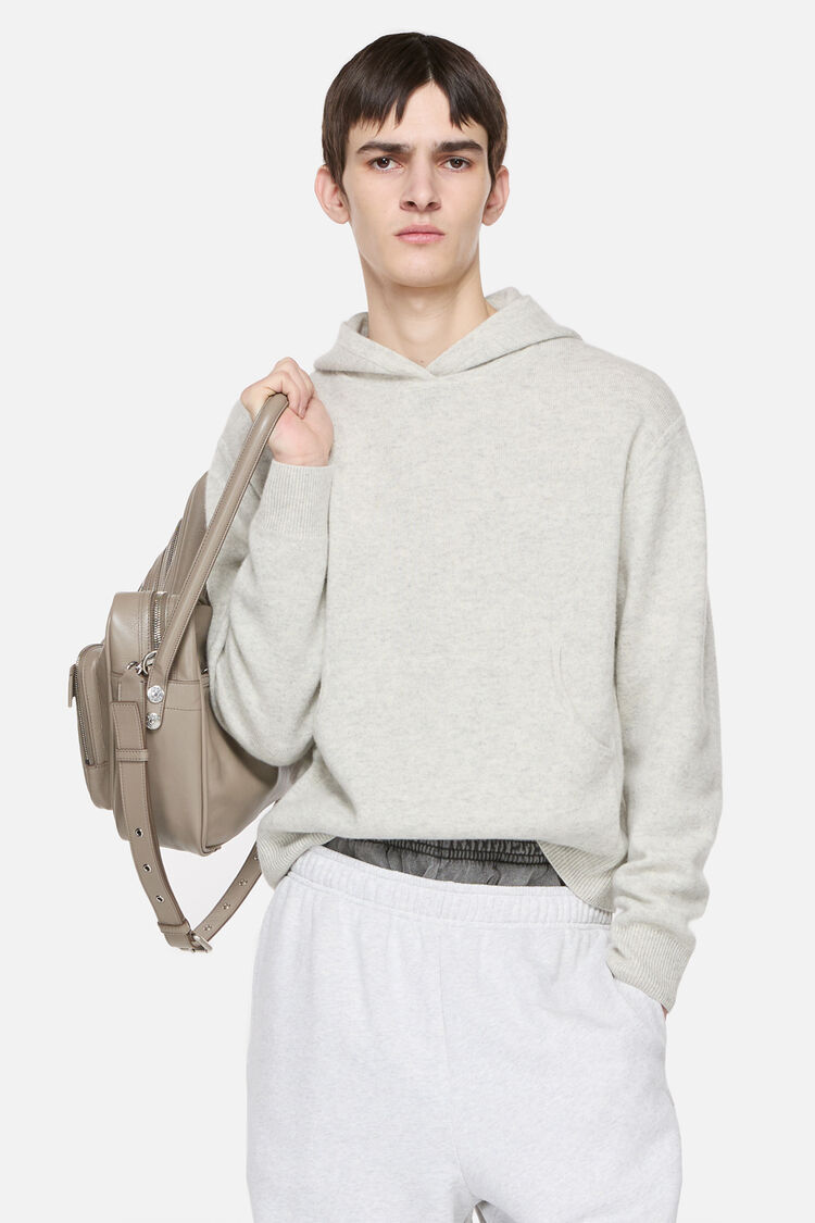 FN-MN-KNIT000530, Light Grey Melange