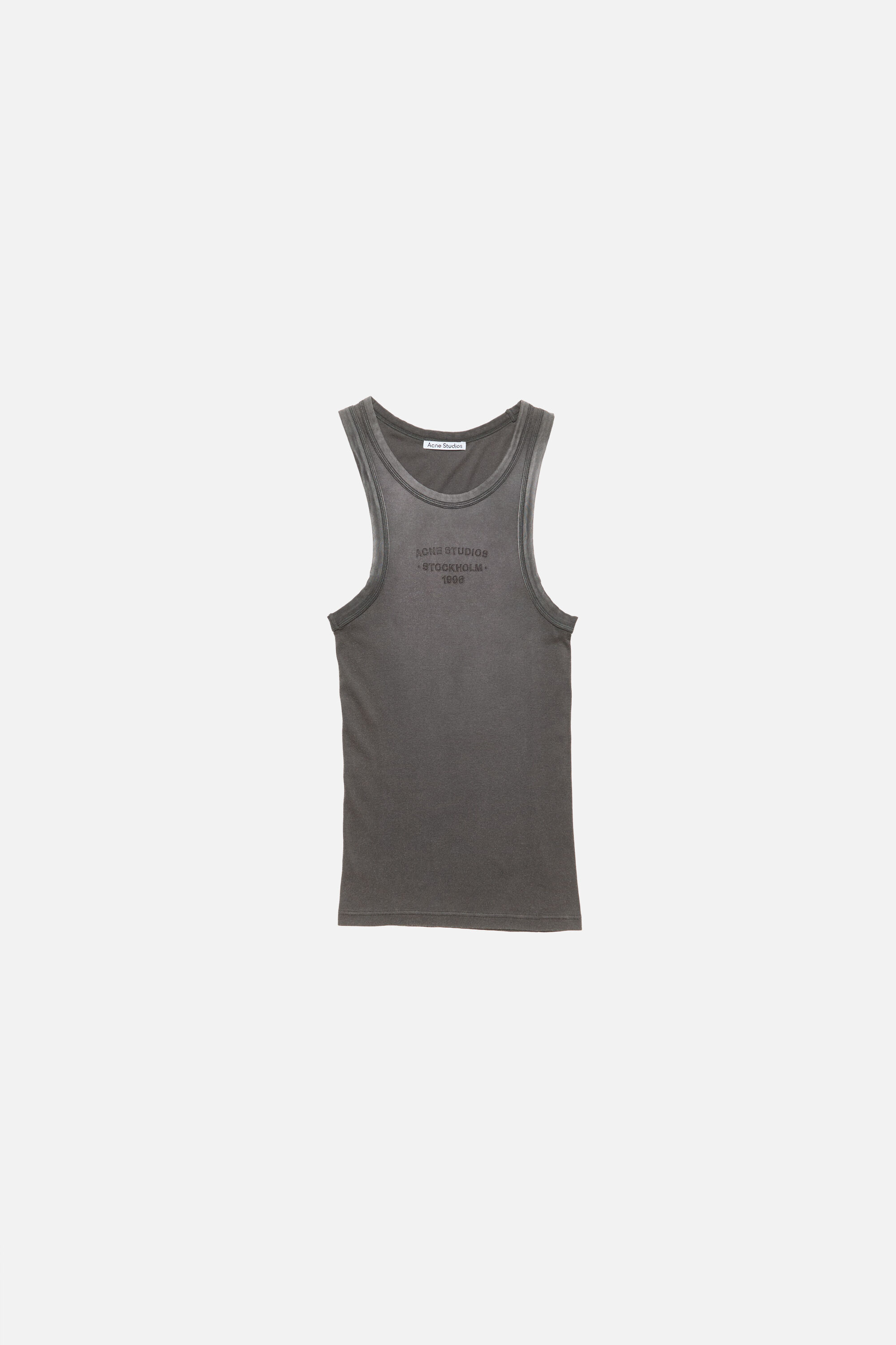 Acne Studios - スプレー加工タンクトップ - フェイデッドブラック