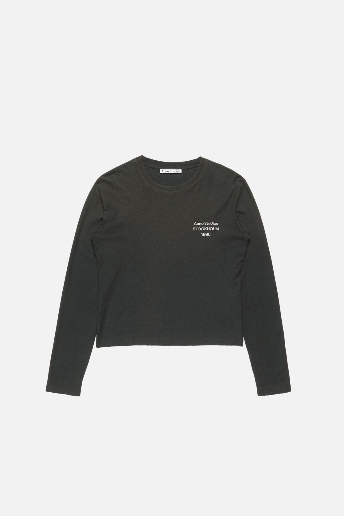 Distressed logo t-shirt, Faded black, 2000x