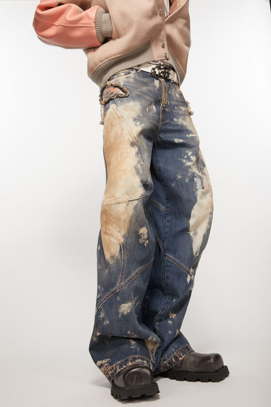 Acne Studios - ルーズフィットデニムトラウザー - ミッドブルー