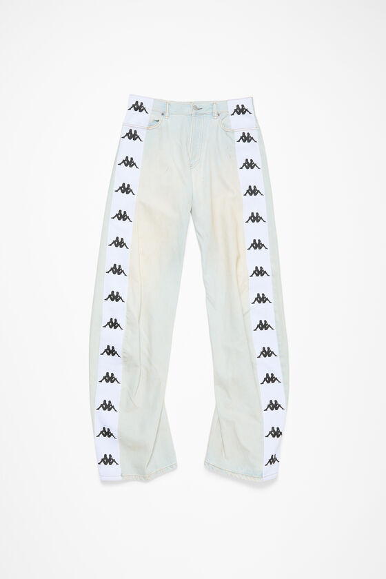 Acne Studios 2006F Kappa Denim, 浅蓝色/白色