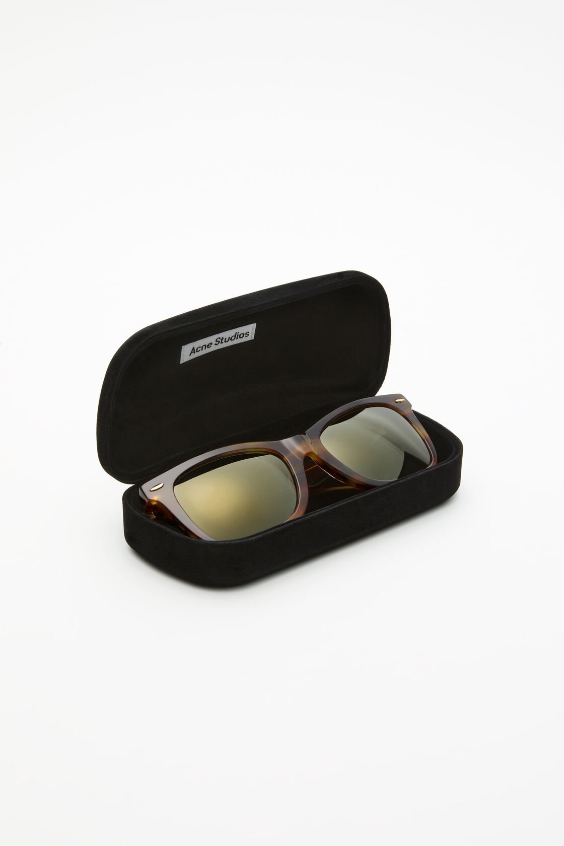 Square-frame sunglasses, Brown/gold, 2000x
