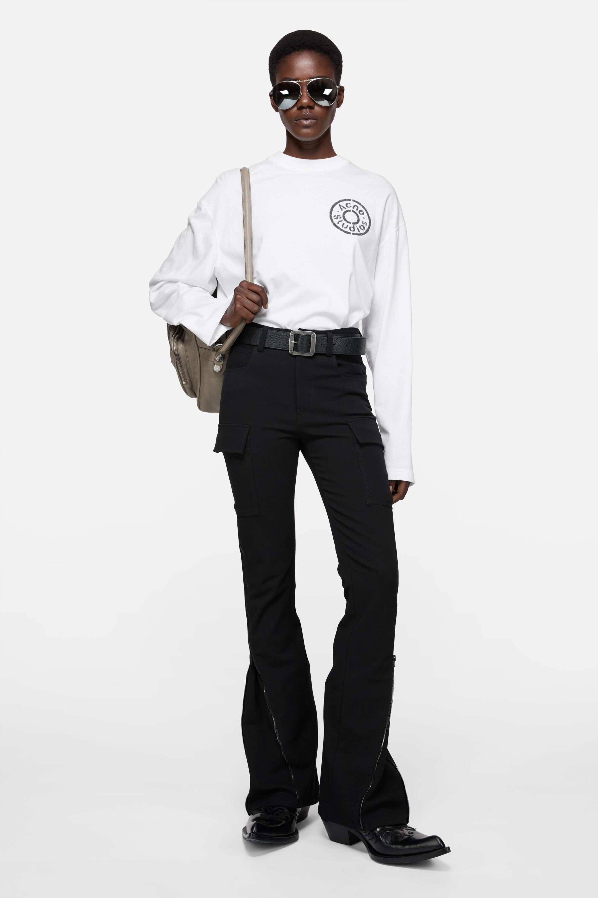 Acne Studios – ウィメンズ ロングスリーブTシャツ