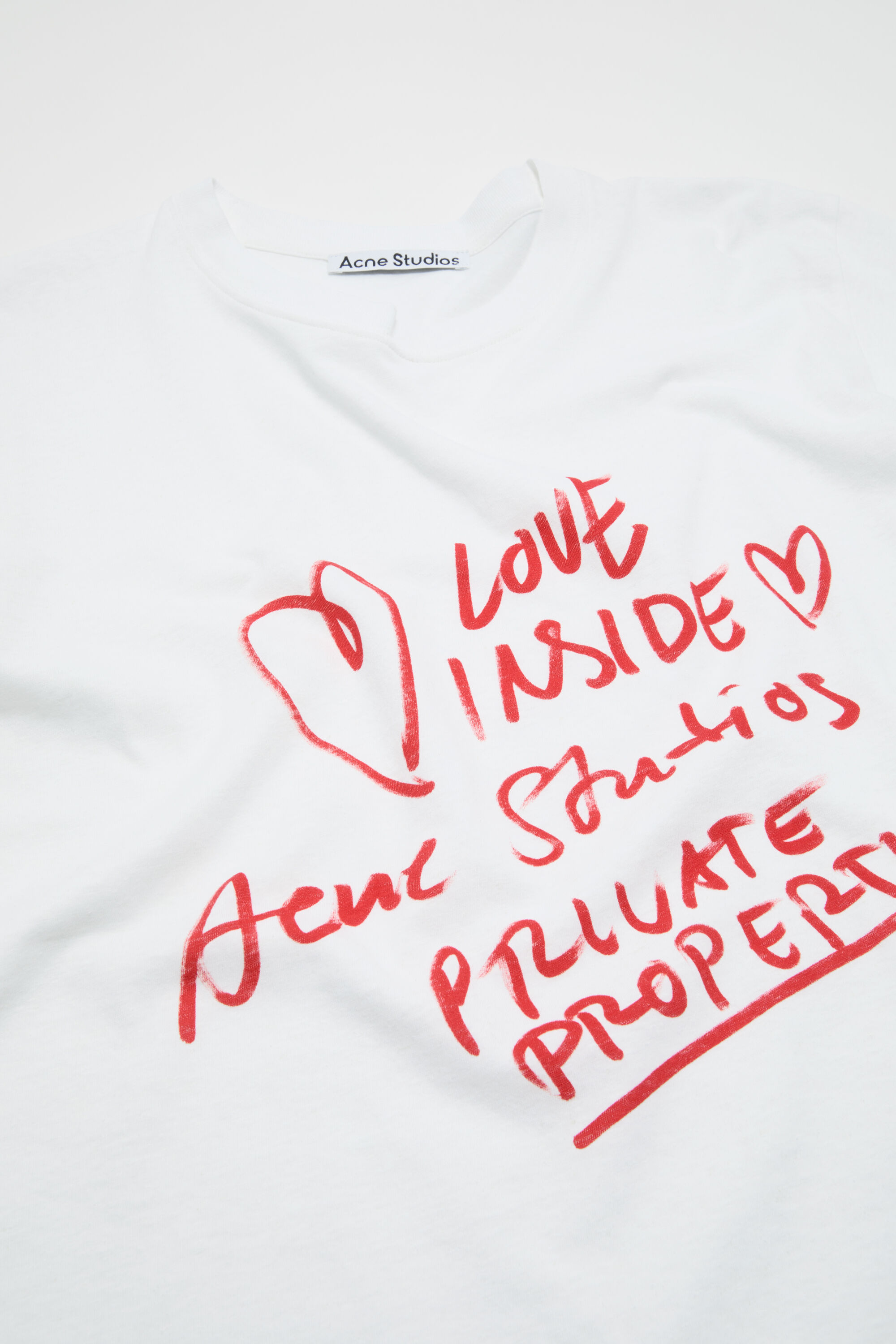 Acne Studios - グラフィックTシャツ - ホワイト