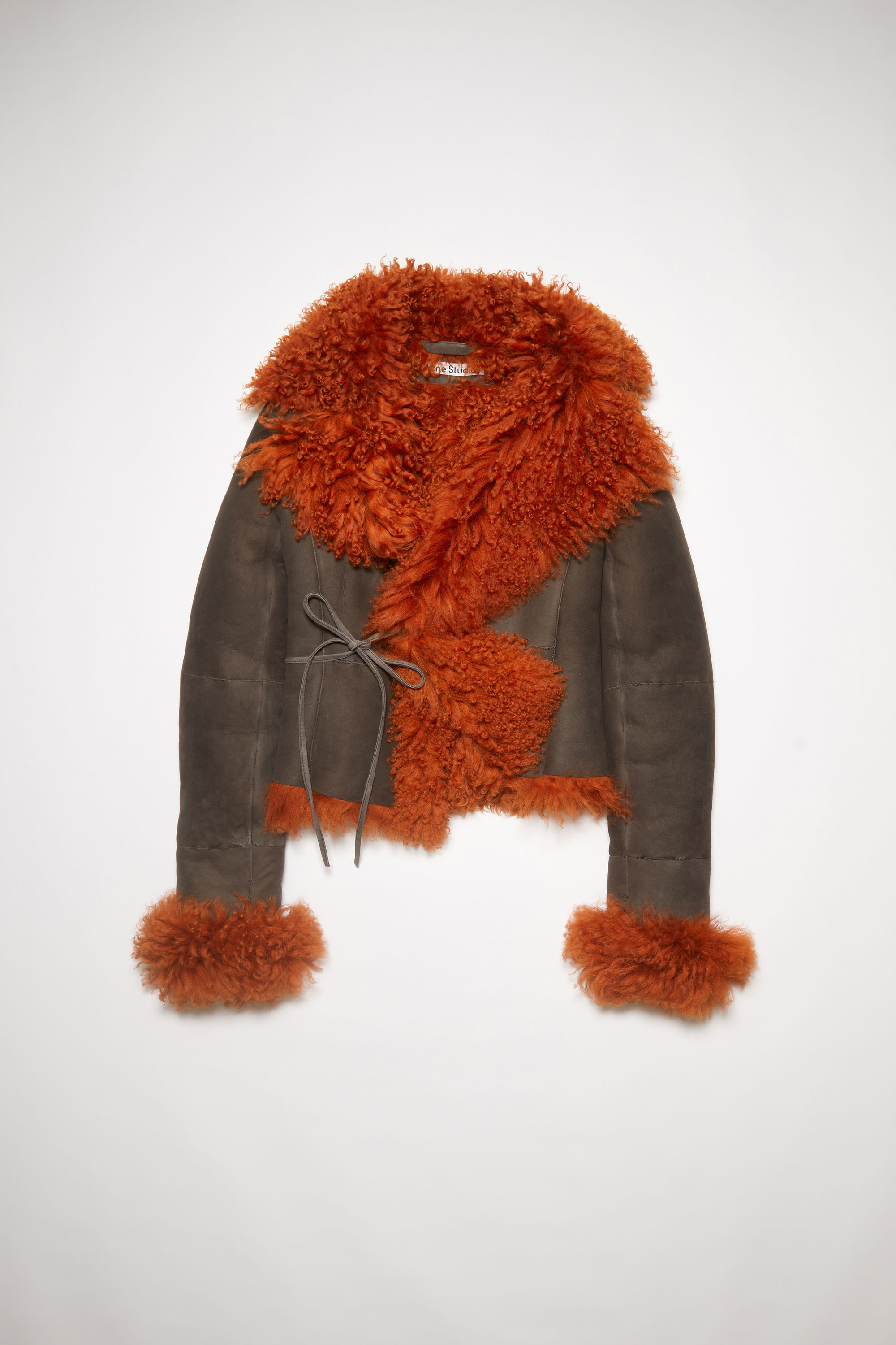 Acne Studios Shearling Fur Leather Jacket