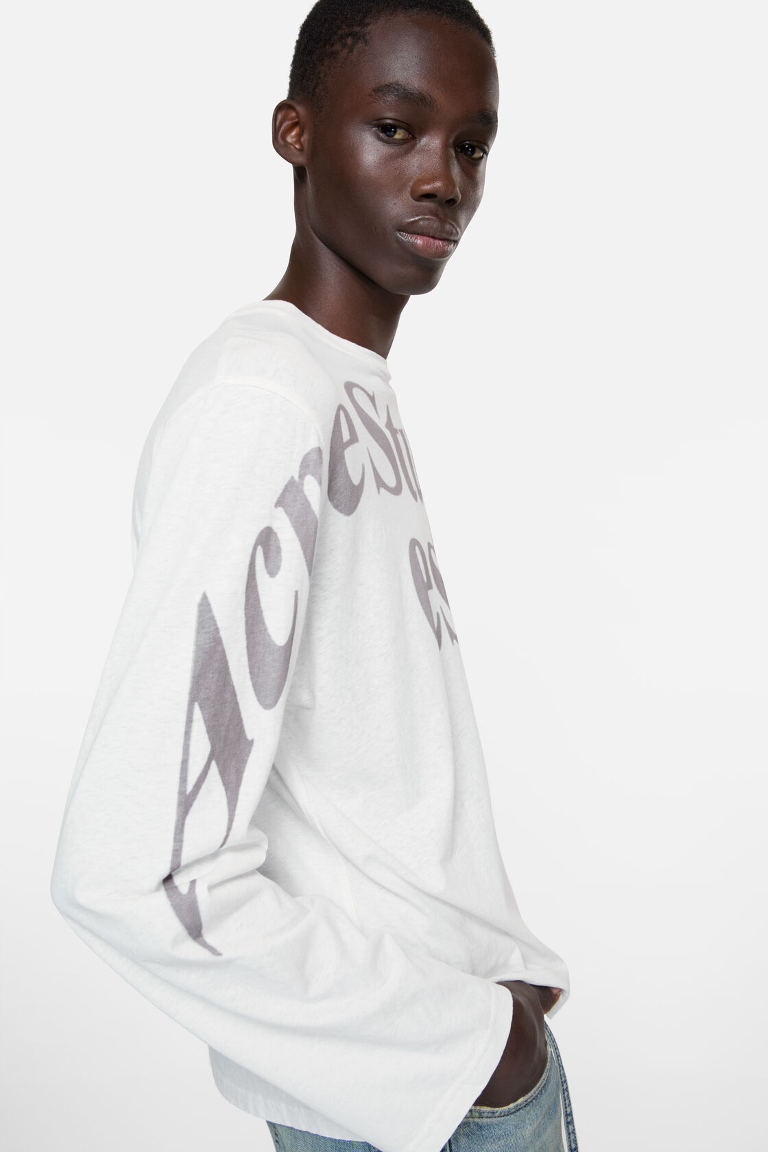 Relaxed fit graphic t-shirt, Off white, 2000x