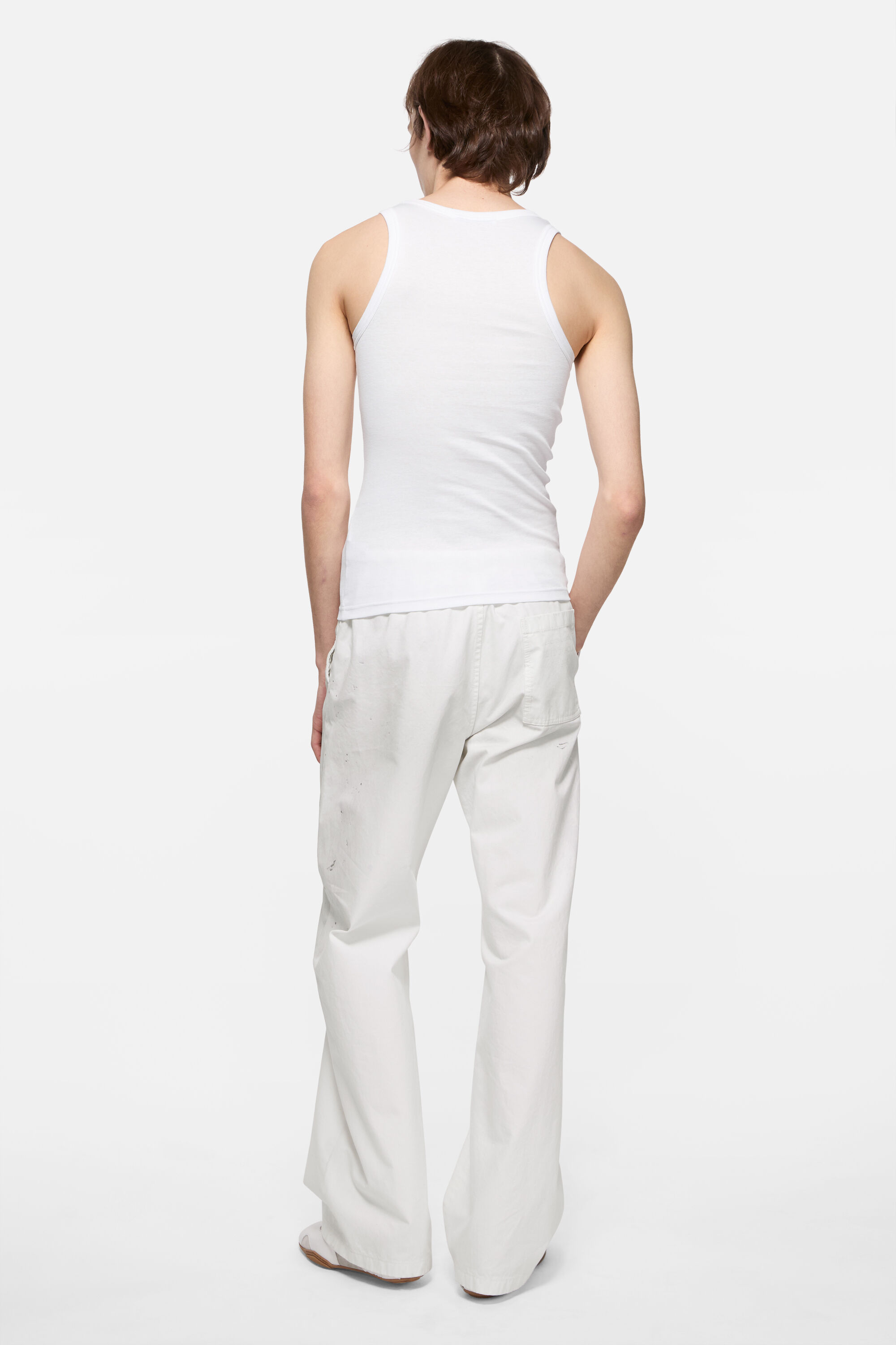 Acne Studios - ロゴ入りタンクトップ - ホワイト
