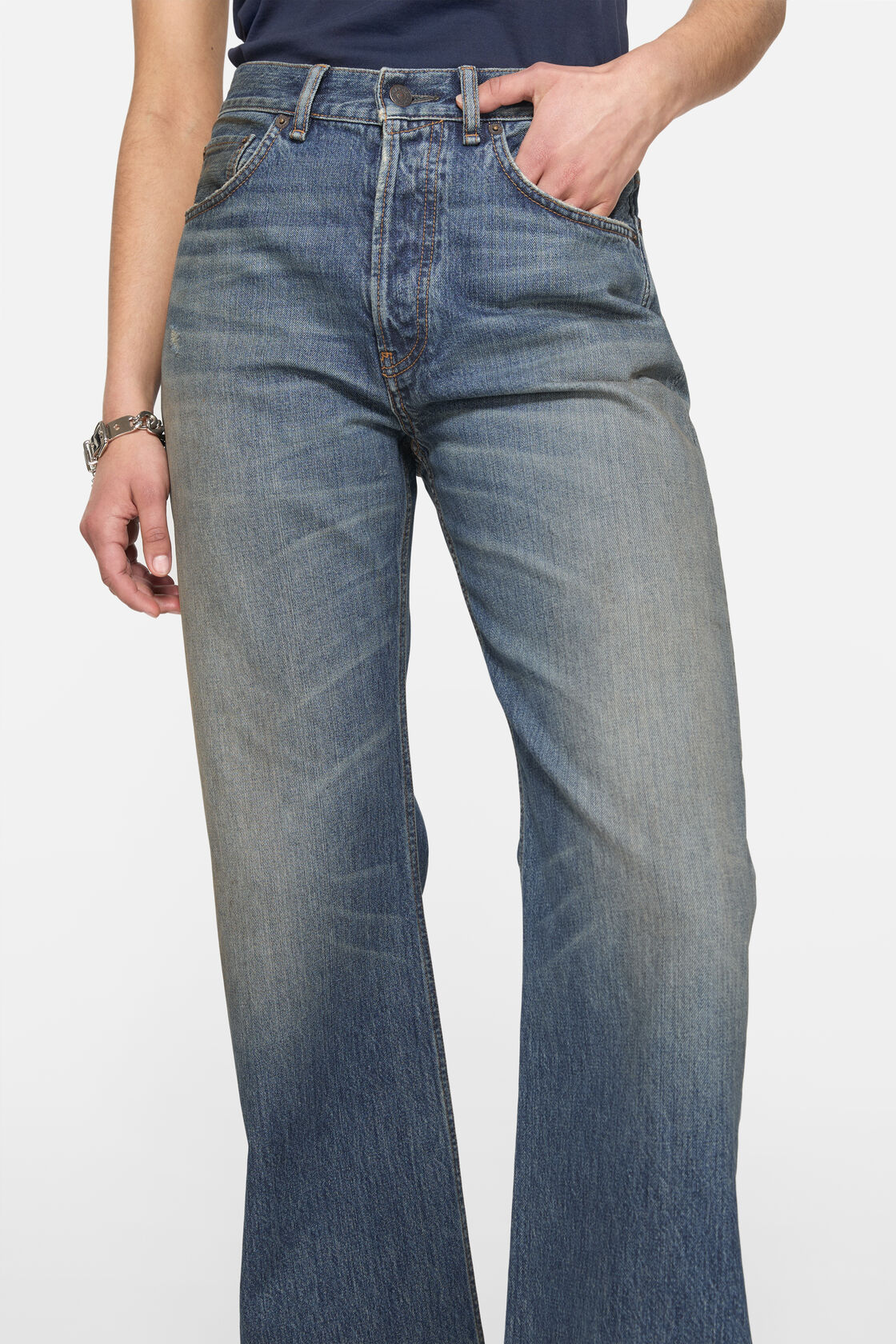 Regular fit jeans - 2021F, Mid Blue, 2000x